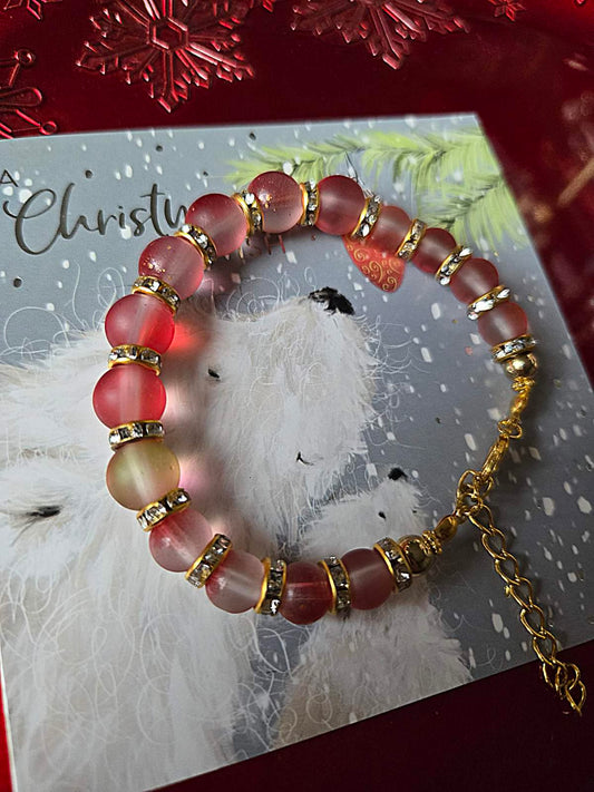 Bracelet Red Crystal