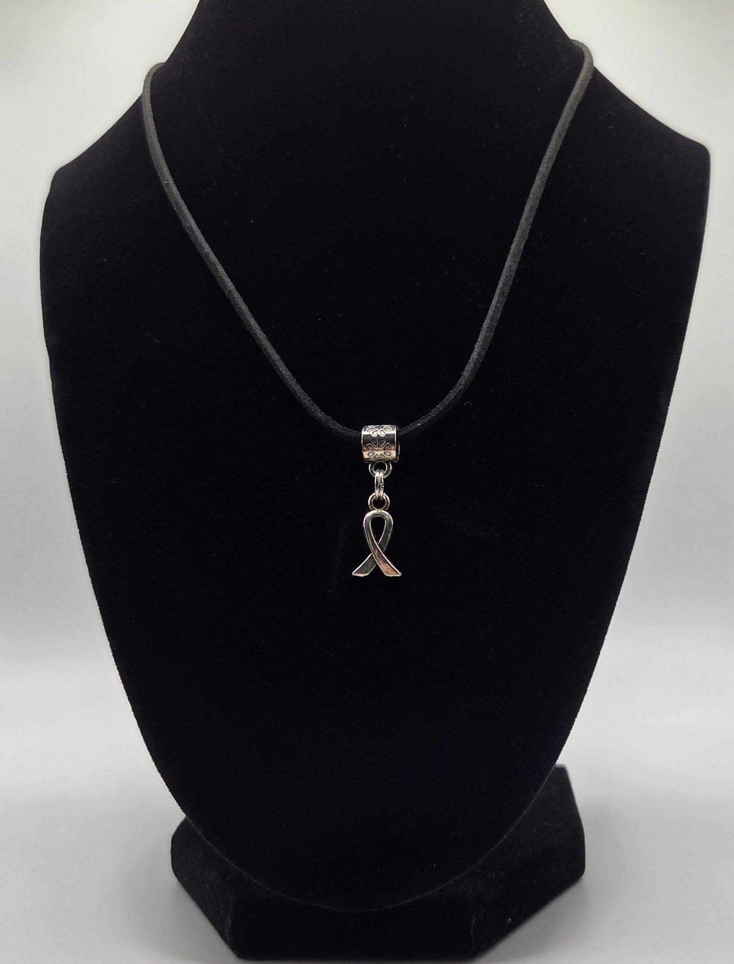Awareness Ribbon Charm Necklace