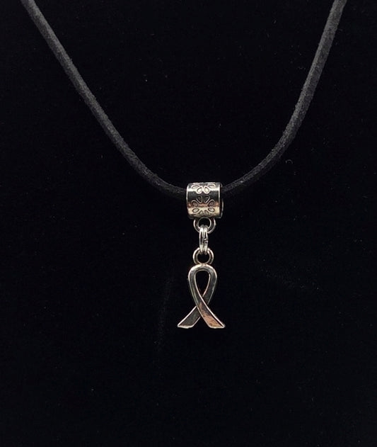Awareness Ribbon Charm Necklace